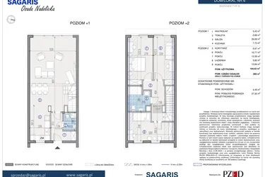 Rzut - Dom na sprzedaż 4 pokoje o powierzchni 104,62 m² - numer 6 w Osada Nadolicka