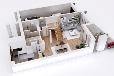 Rzut - Dom na sprzedaż 5 pokoi o powierzchni 212 m² - numer 13A w Chabrowa Dobrzykowice