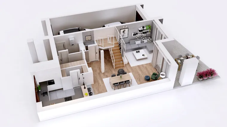 Rzut - Dom na sprzedaż 5 pokoi o powierzchni 212 m² - numer 11A w Chabrowa Dobrzykowice