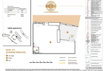 Rzut - Lokal użytkowy na sprzedaż 1 pokój o powierzchni 71,25 m² - numer B1.B2.P0.LU.3 w Faktoria Młyn
