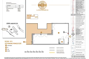 Rzut - Lokal użytkowy na sprzedaż 4 pokoje o powierzchni 59,09 m² - numer B1.B2.P0.LU.5 w Faktoria Młyn