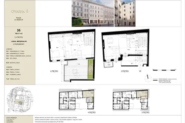 Rzut - Mieszkanie na sprzedaż 3 pokoje o powierzchni 106,17 m² - numer 3.5 w Gwarna8