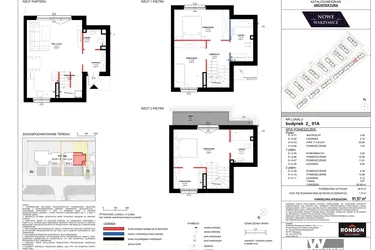 Rzut - Dom na sprzedaż 4 pokoje o powierzchni 91,72 m² - numer 2_01A w Nowe Warzymice 5