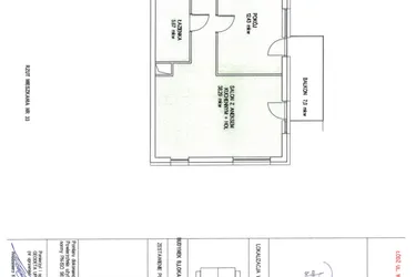 Rzut - Mieszkanie na sprzedaż 3 pokoje o powierzchni 69,03 m² - numer B.33 w Wólczańska 248 - etap II