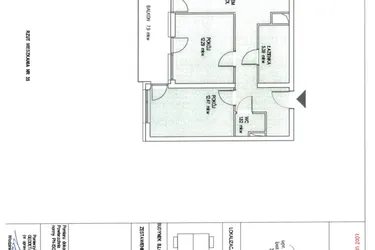 Rzut - Mieszkanie na sprzedaż 3 pokoje o powierzchni 69,03 m² - numer B.35 w Wólczańska 248 - etap II