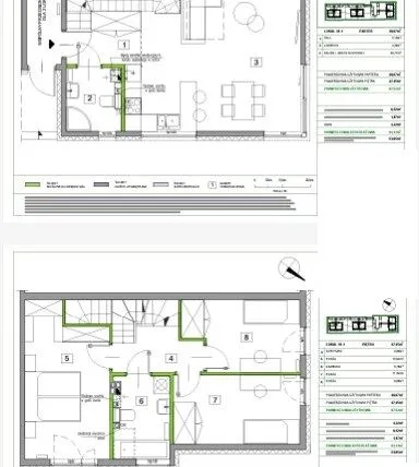 Rzut - Dom na sprzedaż 4 pokoje o powierzchni 92,15 m² - numer 3A.1 w Wawer Park II