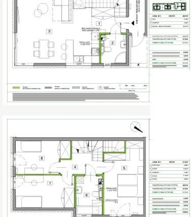 Rzut - Dom na sprzedaż 4 pokoje o powierzchni 92,34 m² - numer 3D.1 w Wawer Park II