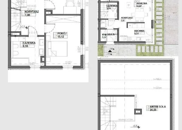 Rzut - Dom na sprzedaż 4 pokoje o powierzchni 131,2 m² - numer 5A w Opatowicka etap III