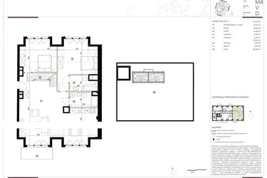 Rzut - Mieszkanie na sprzedaż 3 pokoje o powierzchni 95,87 m² - numer D.5.3 w Nowa Stawowa