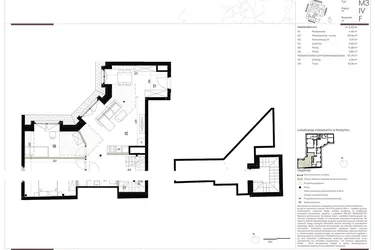 Rzut - Mieszkanie na sprzedaż 3 pokoje o powierzchni 67,79 m² - numer F.4.4 w Nowa Stawowa