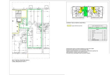 Rzut - Mieszkanie na sprzedaż 4 pokoje o powierzchni 82,41 m² - numer A11 w Lwowska 14