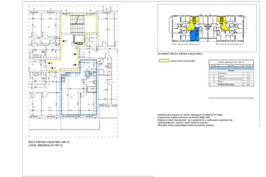 Rzut - Mieszkanie na sprzedaż 2 pokoje o powierzchni 42,47 m² - numer A12 w Lwowska 14