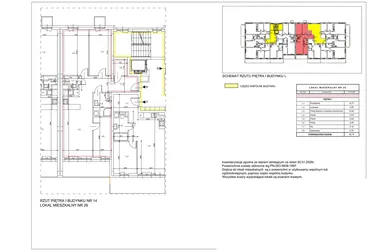 Rzut - Mieszkanie na sprzedaż 4 pokoje o powierzchni 82,19 m² - numer B06 w Lwowska 14