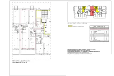 Rzut - Mieszkanie na sprzedaż 4 pokoje o powierzchni 82,45 m² - numer B17 w Lwowska 14