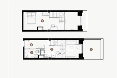 Rzut - Mieszkanie na sprzedaż 2 pokoje o powierzchni 41,31 m² - numer B.00.21 w WIMA APARTMENTS