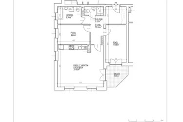 Rzut - Mieszkanie na sprzedaż 3 pokoje o powierzchni 72,14 m² - numer 13 w Północna 26