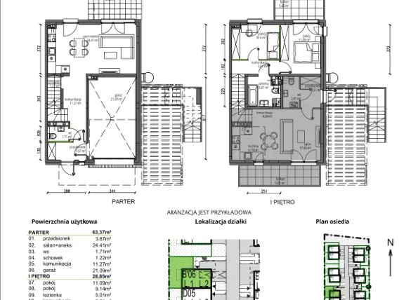 Rzut - Mieszkanie na sprzedaż 3 pokoje o powierzchni 91,64 m² - numer B06.L1 w Rokokowa Vita