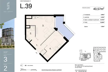 Sky Trust etap II - apartamenty inwestycyjne 23% VAT PRS