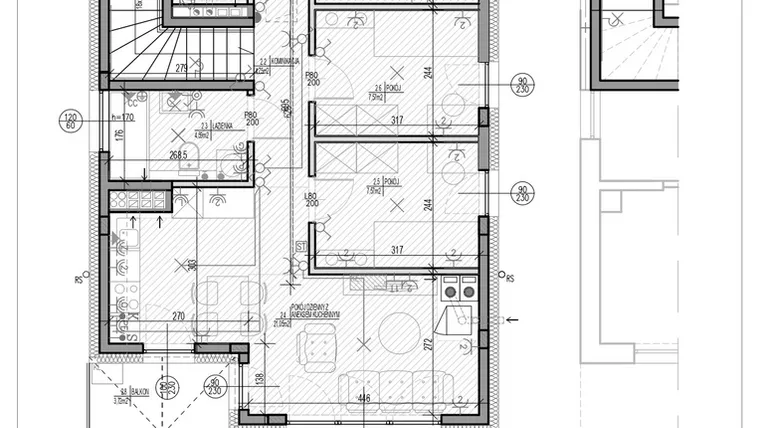 Rzut - Dom na sprzedaż 4 pokoje o powierzchni 74,59 m² - numer A9.2 w HEJ! Baniocha