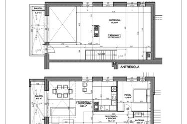 Rzut - Mieszkanie na sprzedaż 2 pokoje o powierzchni 117,99 m² - numer N.D.03.20 w Nobilis