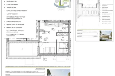 Rzut - Mieszkanie na sprzedaż 3 pokoje o powierzchni 58,7 m² - numer 234/10 w Kamieńskiego 232