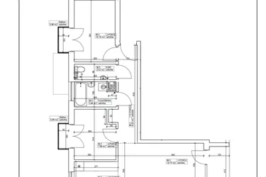 Rzut - Mieszkanie na sprzedaż 3 pokoje o powierzchni 57,91 m² - numer 3 w Bydgoska 19