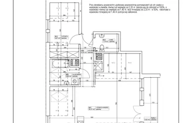Rzut - Mieszkanie na sprzedaż 3 pokoje o powierzchni 56,07 m² - numer 8 w Bydgoska 19