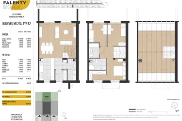 Rzut - Dom na sprzedaż 4 pokoje o powierzchni 105,93 m² - numer 21A w Falenty Home II