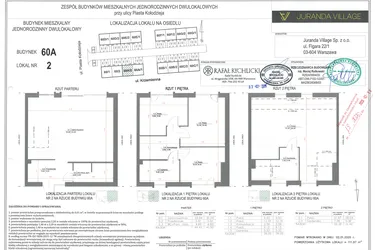 Rzut - Mieszkanie na sprzedaż 5 pokoi o powierzchni 112,64 m² - numer J1 w Juranda Village etap II
