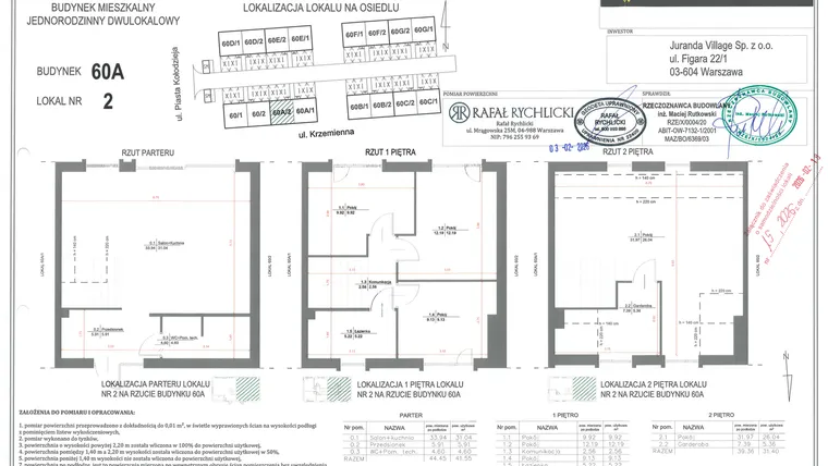 Rzut - Mieszkanie na sprzedaż 5 pokoi o powierzchni 112,64 m² - numer J1 w Juranda Village etap II