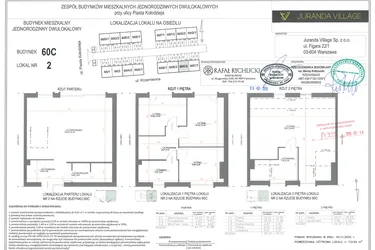 Rzut - Mieszkanie na sprzedaż 5 pokoi o powierzchni 112,64 m² - numer L1 w Juranda Village etap II