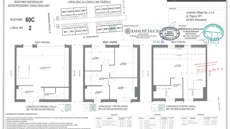 Rzut - Mieszkanie na sprzedaż 5 pokoi o powierzchni 112,64 m² - numer L1 w Juranda Village etap II