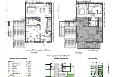 Rzut - Mieszkanie na sprzedaż 4 pokoje o powierzchni 92,46 m² - numer B20.L1 w Rokokowa Vita