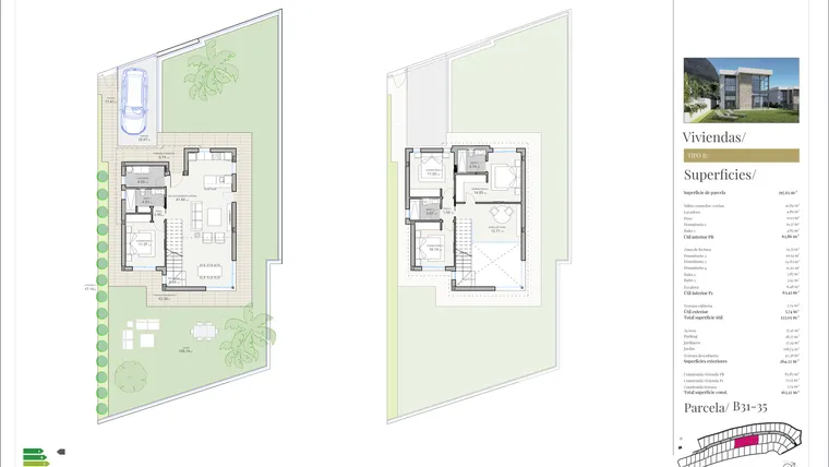 Rzut - Dom na sprzedaż 4 pokoje o powierzchni 163,3 m² - numer 31 w Domy w Polop - 51667921
