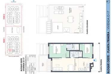 Rzut - Mieszkanie na sprzedaż 2 pokoje o powierzchni 109,98 m² - numer 17 w Apartamenty w Pilar de la Horadada - 27124096