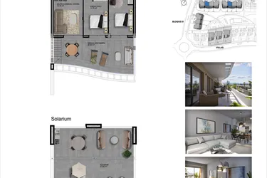 Rzut - Mieszkanie na sprzedaż 2 pokoje o powierzchni 80 m² - numer 19 w Apartamenty w Finestrat - 25789945