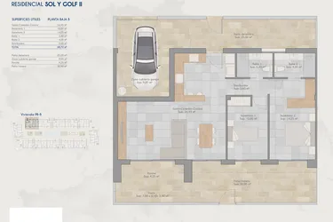 Rzut - Dom na sprzedaż 2 pokoje o powierzchni 68,7 m² - numer B-j w Domy w Torre-Pacheco - 81397791