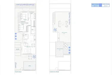 Rzut - Dom na sprzedaż 3 pokoje o powierzchni 105,47 m² - numer 3 w Willa w Los Alcázares - 35446046