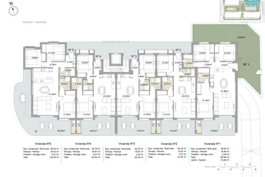 Rzut - Mieszkanie na sprzedaż 2 pokoje o powierzchni 82,79 m² - numer PB-PB-3 w Apartamenty w Pilar de la Horadada - 35274430