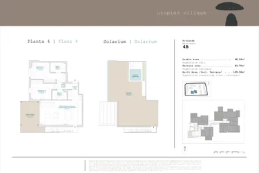 Rzut - Mieszkanie na sprzedaż 2 pokoje o powierzchni 68,14 m² - numer Ático-4-B w Apartamenty w El Verger - 76383115