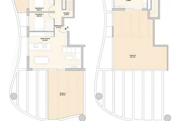 Rzut - Mieszkanie na sprzedaż 4 pokoje o powierzchni 261,15 m² - numer 17-A w Apartamenty w Calpe - 70729417