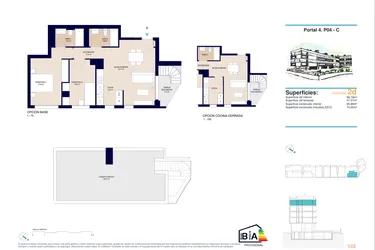 Rzut - Mieszkanie na sprzedaż 2 pokoje o powierzchni 74 m² - numer 4-C-4 w Apartamenty w Alicante - 78385858
