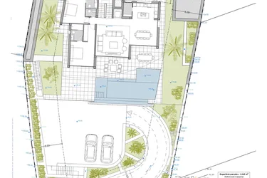 Rzut - Dom na sprzedaż 4 pokoje o powierzchni 898 m² - numer VGH30131 w Willa w Calpe - 73360377