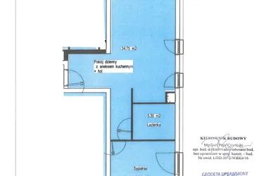 Rzut - Mieszkanie na sprzedaż 2 pokoje o powierzchni 53,01 m² - numer A.2 w Wólczańska 248 - etap II