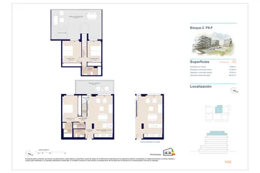 Rzut - Mieszkanie na sprzedaż 3 pokoje o powierzchni 133,88 m² - numer 8-F w Apartamenty w La Vila Joiosa - 84746678