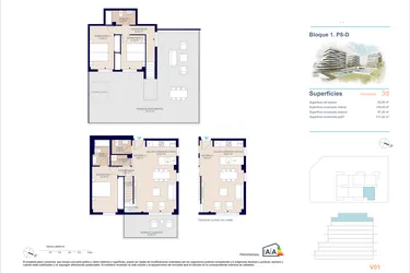Rzut - Mieszkanie na sprzedaż 3 pokoje o powierzchni 130,02 m² - numer 8-08D w Apartamenty w La Vila Joiosa - 84746678