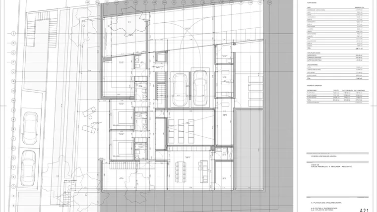 Rzut - Dom na sprzedaż 4 pokoje o powierzchni 568 m² - numer 7 w Willa w Teulada - 61982605
