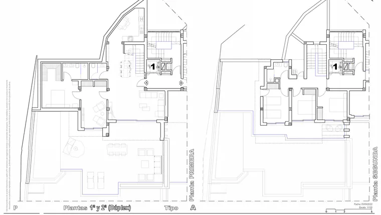 Rzut - Dom na sprzedaż 4 pokoje o powierzchni 297,77 m² - numer 1 w Dom szeregowy w La Vila Joiosa - 62400875