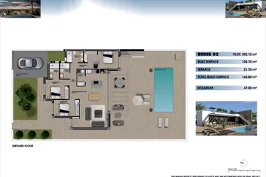 Rzut - Dom na sprzedaż 3 pokoje o powierzchni 143,8 m² - numer 2 w Domy w Mutxamel - 98534816
