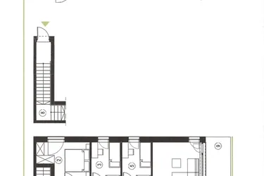 Rzut - Mieszkanie na sprzedaż 4 pokoje o powierzchni 79,37 m² - numer 19_2 w Apartamenty Sielanka